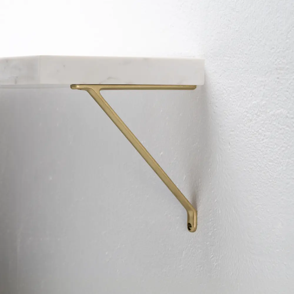 Brixton Shelf Bracket 150mm - Antique Warm alloy