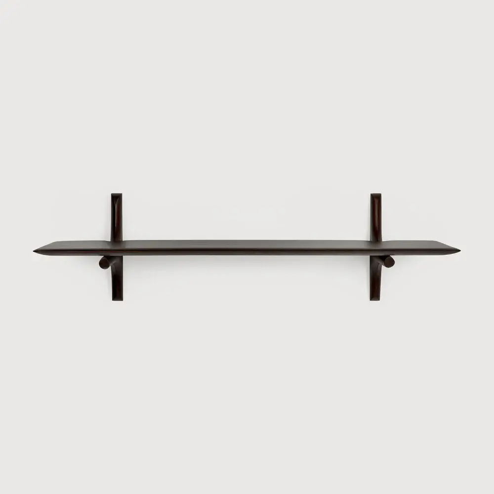 PI Wall Shelf - Mahogany Dark Taupe