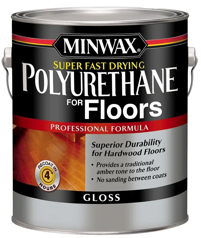 Minwax 130200000 Polyurethane, Oil Base, Glass-like, Gloss, Liquid, 1 gal Can, 0.89 Specific Gravity