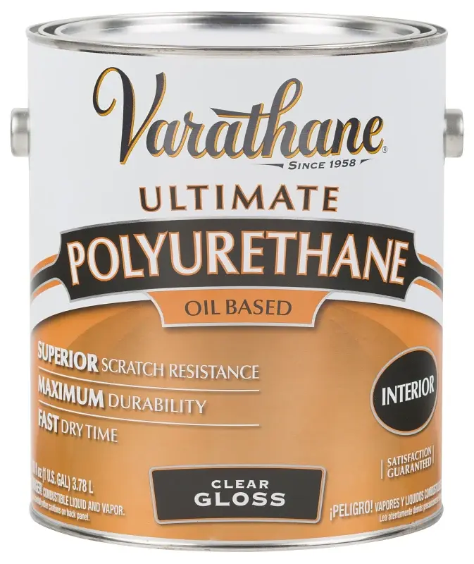 Varathane 9031 Polyurethane, Gloss, Liquid, Glass-like, 1 gal, Can