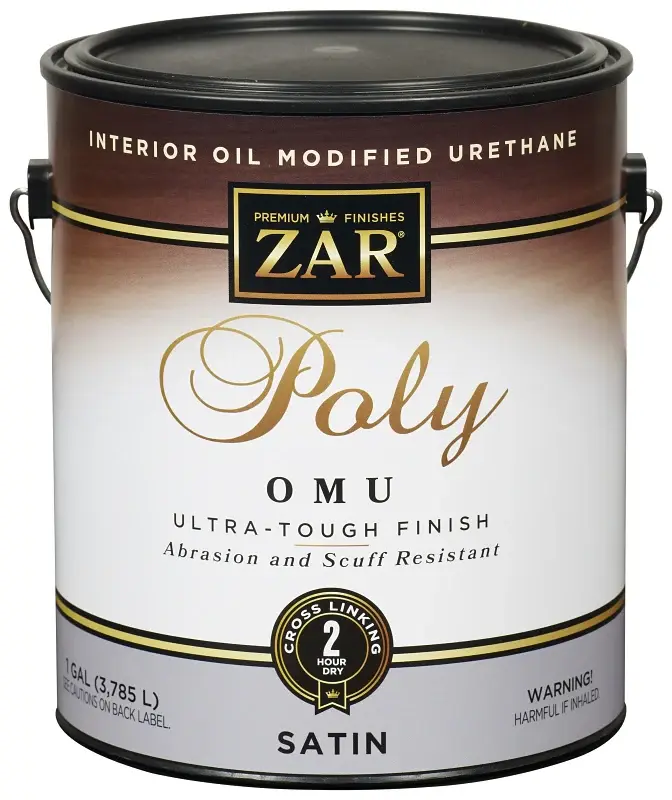 ZAR 36213 Polyurethane, Liquid, Milky Distinct, 1 gal, Can Brush or Roller Application