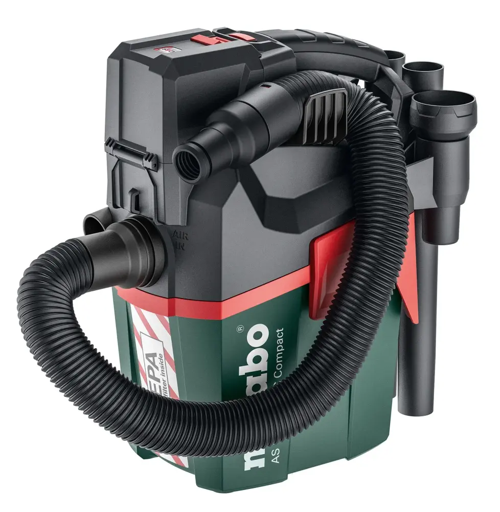Metabo AS 18 HEPA PC Efficient 18V Wet & Dry 6L Vacuum Cleaner - 602029850