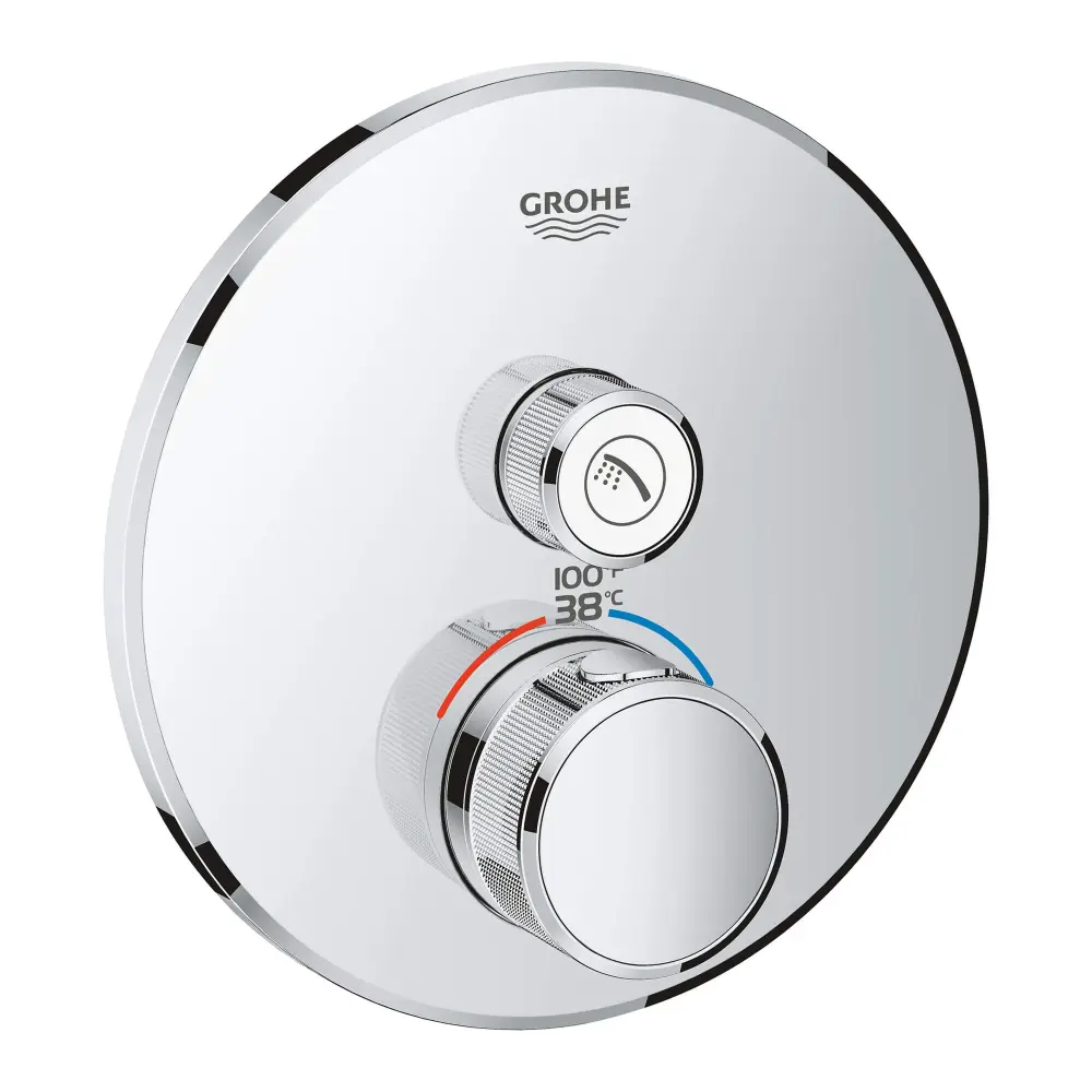 Professional Grade GrohTherm TM SmartControl Single-function thermostatic valve trim control module