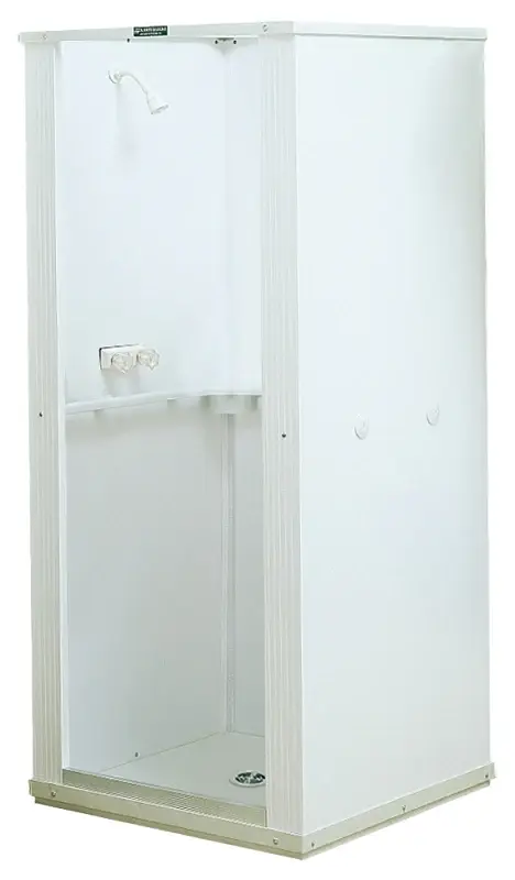 ELM DURASTALL 68 Shower Stall, 32 L, 32 W, 74-3/4 H, Thermoplastic, High-Gloss