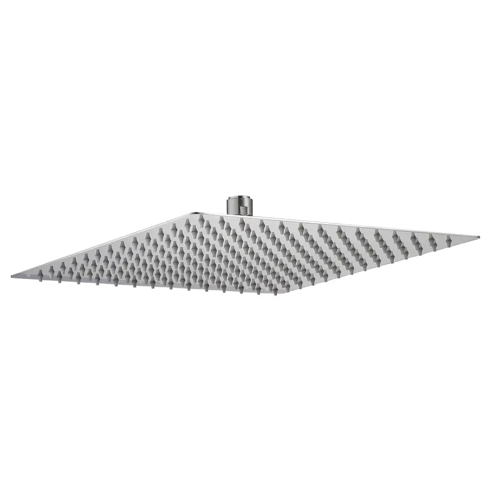 Ultra Thin Square Rainfall Shower Head Stainless Steel, Wall Or Ceiling Mount