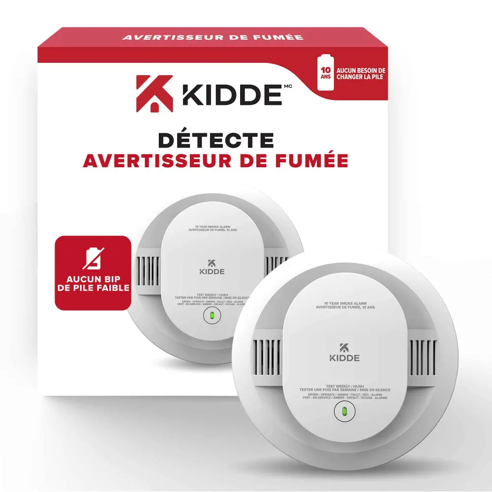 Lithium Battery Smoke Alarm, 10-Year