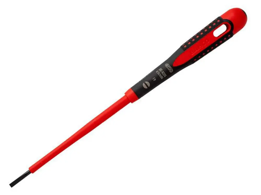Bahco Ergo Vde Padded Slotted Screwdriver 3.0 X 100Mm