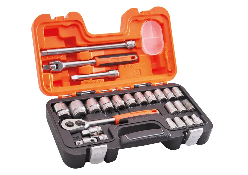 Bahco 24 Piece 1/2in Drive Socket Place