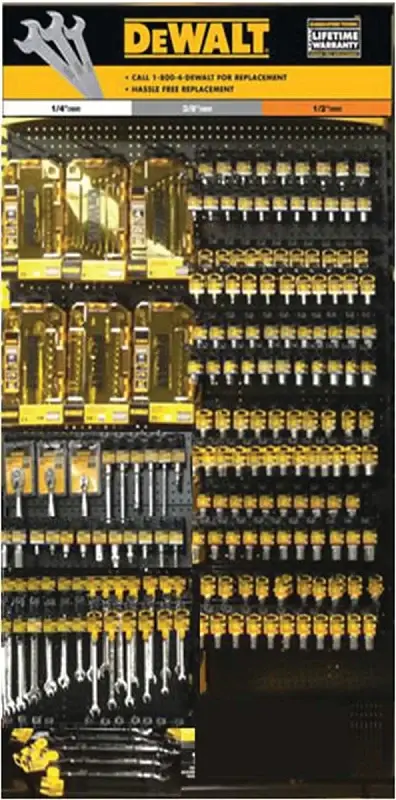 DEWALT DWMT74209 Series Socket Set, Specifications: 3/8 Drive Size, Comprises: (2) 9/16 Socket