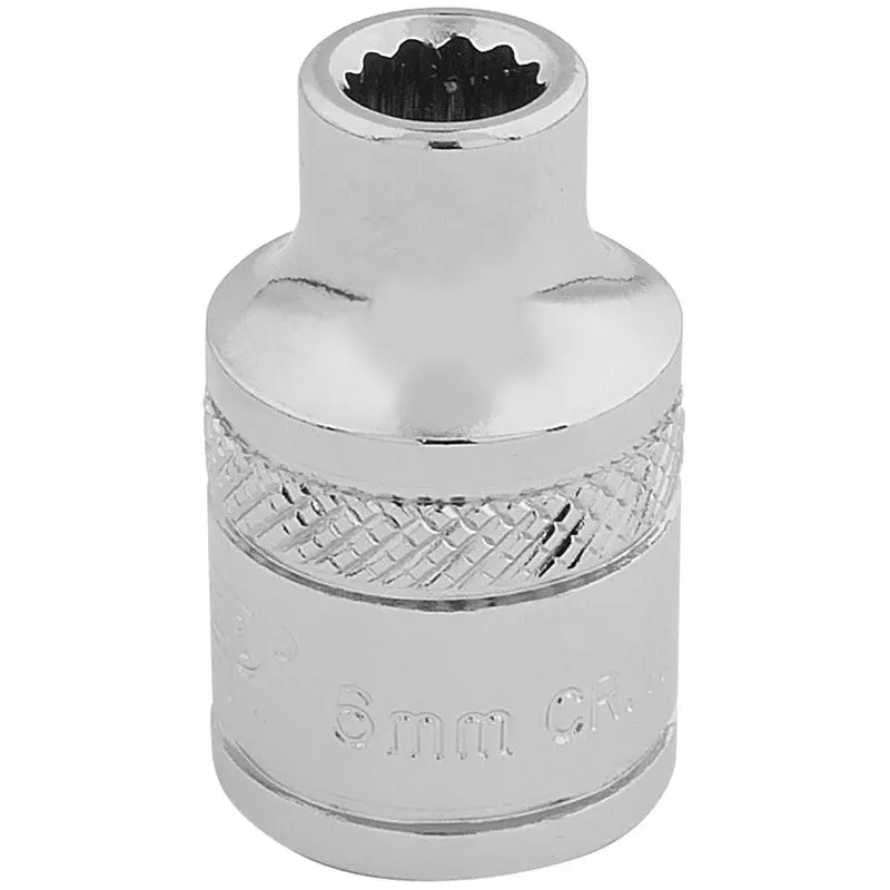 Draper D-MM/B HI-TORQ 12 Point Socket, 3/8" Sq. Dr., 6mm - (32766)
