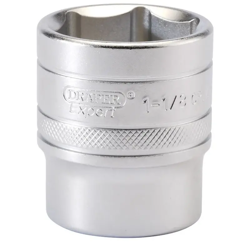 Draper H-AF/MS 6 Point Imperial Socket, 1/2" Sq. Dr., 1.1/8" - (16636)