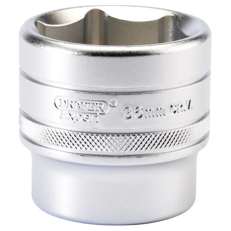 Draper H-MM/MS 6 Point Metric Socket, 1/2" Sq. Dr., 36mm - (16623)