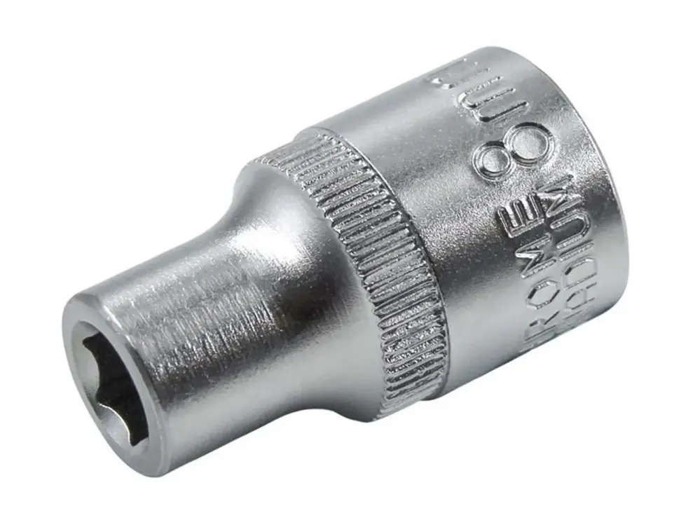 Faithfull Hex Socket 1/2In Drive 8Mm