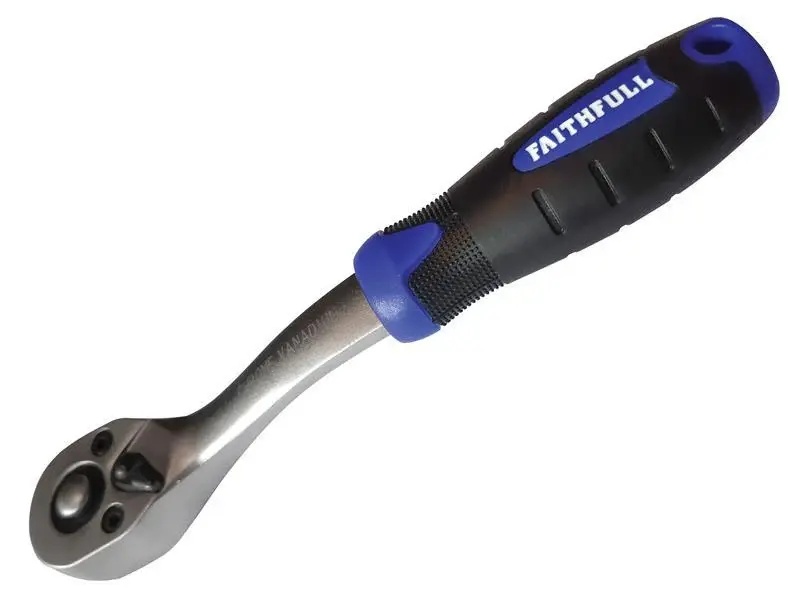 Faithfull Ratchet Handle Easy-release 72 Teeth 3/8in Drive