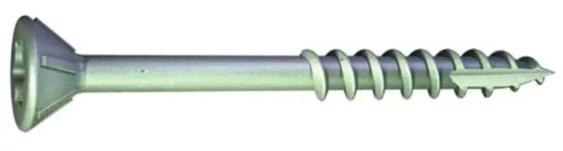 Grabber Construction G10350GB Deck Screw, #10 Thread, 3-1/2 L, Coarse Thread, Flat Head, Star Drive, Pewter