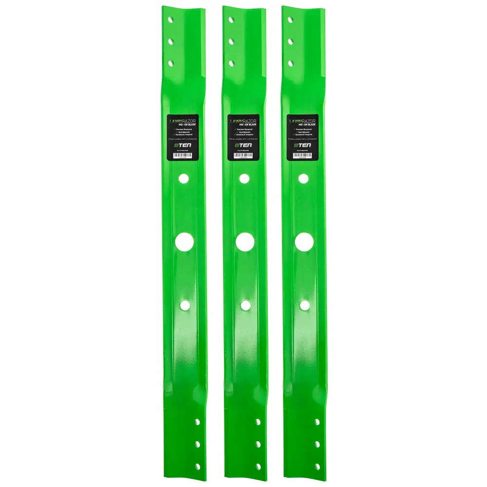 LawnRAZOR High Lift Blade Snapper Lesco 7019515 7019515BZYP 7019515BZ 7019515BMA 2781323 | SET THREE