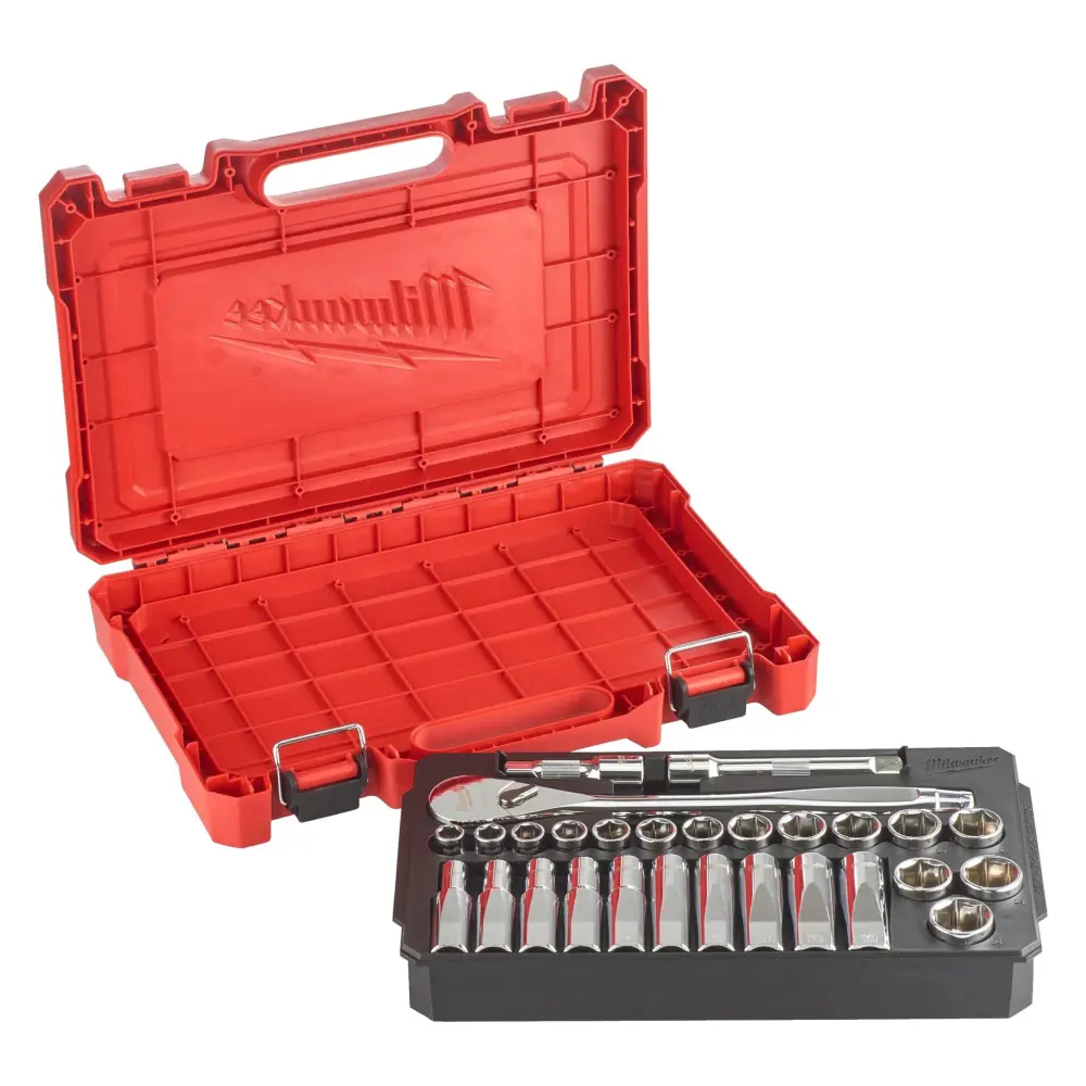 Milwaukee Ratchet + Socket Adjust Heavy Duty Construction