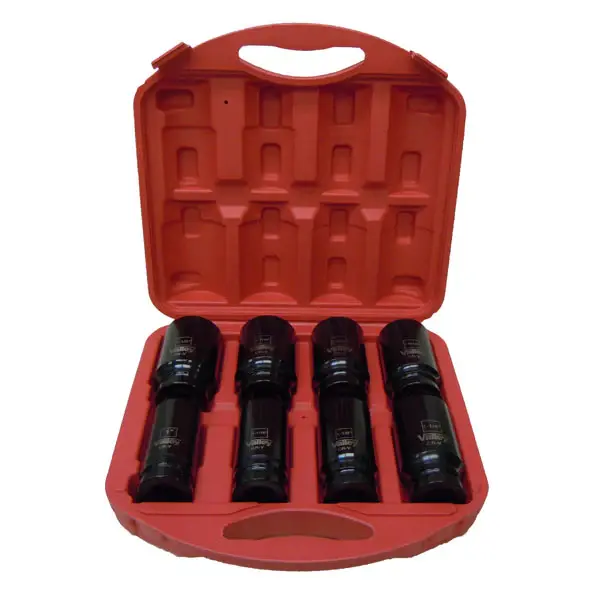 9 Piece 3/4 Inch Deep Impact Socket Place SAE