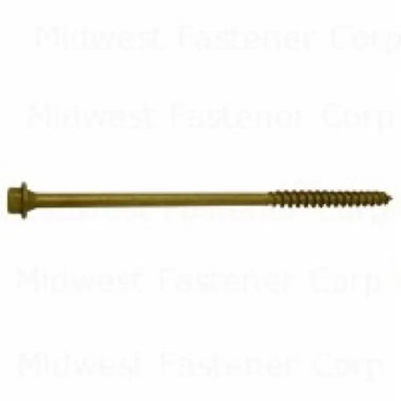 SaberDrive TimberTite Series 52553 Screw, 1/4 Thread, 8 L, Hex Drive