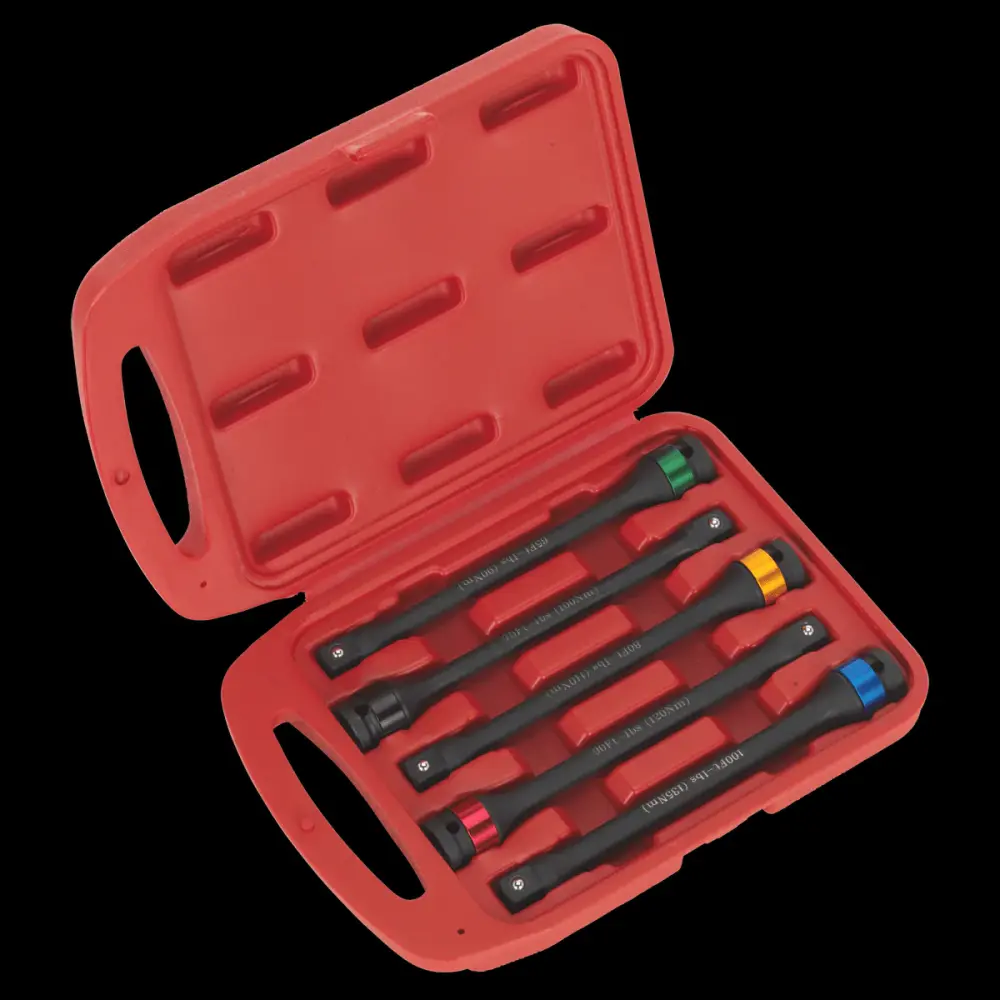 Sealey AK2242 Torque Stick Adjust 5pc 1/2"Sq Drive