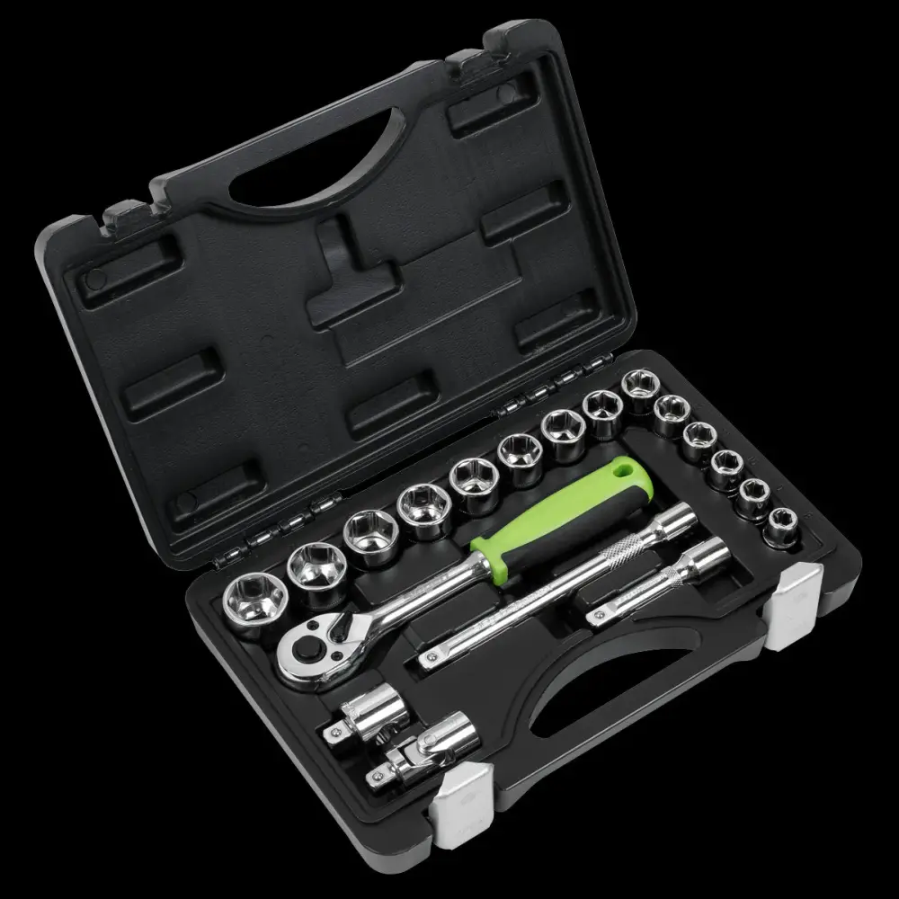 Sealey S01235 Socket Place 19pc 3/8"Sq Drive Metric