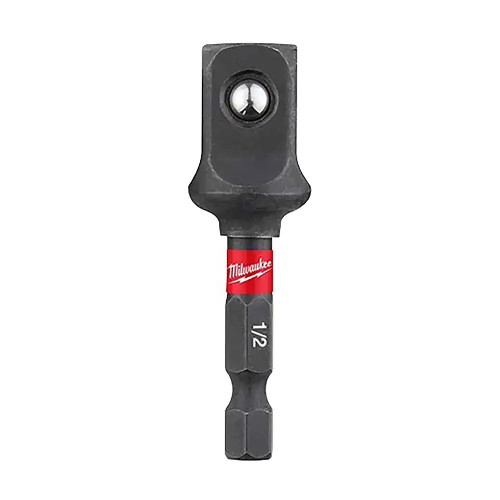 Shockwave Square Impact Socket Adapter, 1/4" x 1/2"