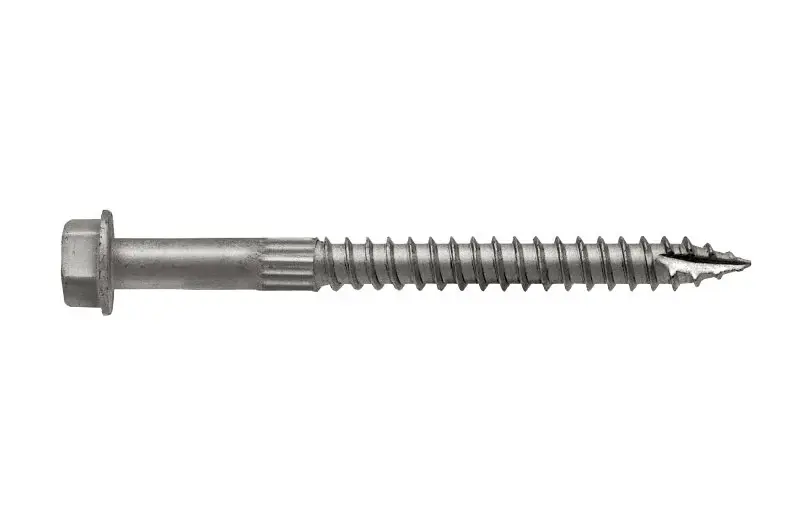 Simpson Strong-Tie Strong-Drive SDS SDS25300MB Connector Screw, 3 L, Serrated Thread, Hex Head, Hex Drive, Chromed