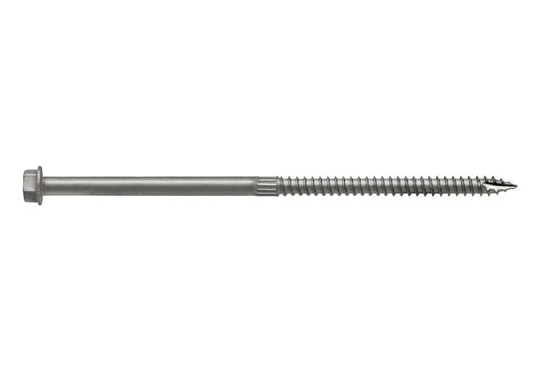 Simpson Strong-Tie Strong-Drive SDS SDS25600MB Connector Screw, 6 L, Serrated Thread, Hex Head, Hex Drive, Alloy