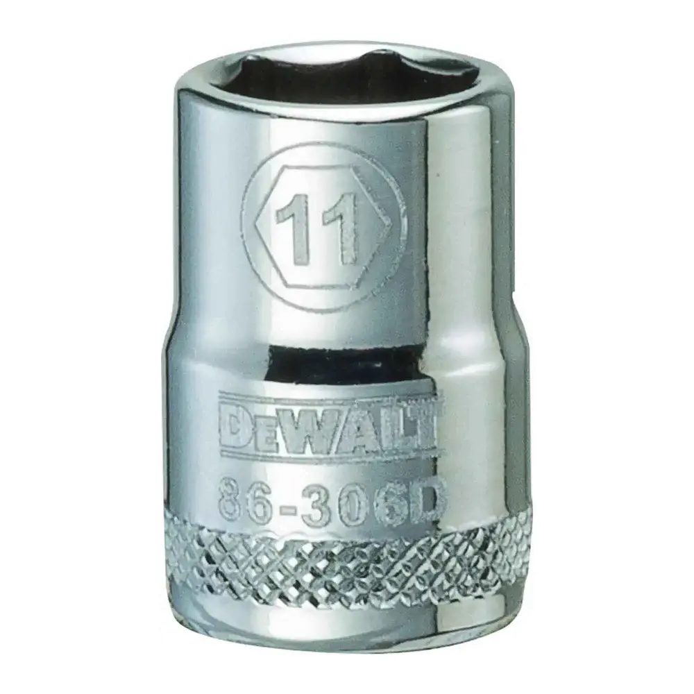 3/8" Square Drive Brief Standard Socket 6 Point, 11 mm