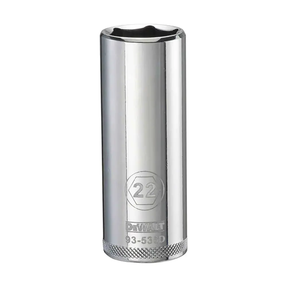 1/2" Square Drive Deep Classic Socket 6 Points, 22 mm