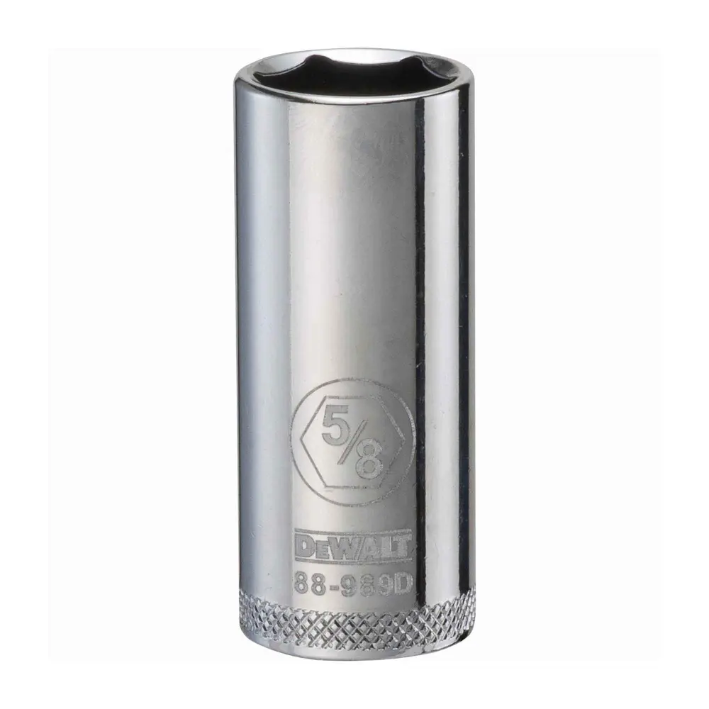 3/8" Square Drive Deep Regular Socket 6 Points, 5/8"