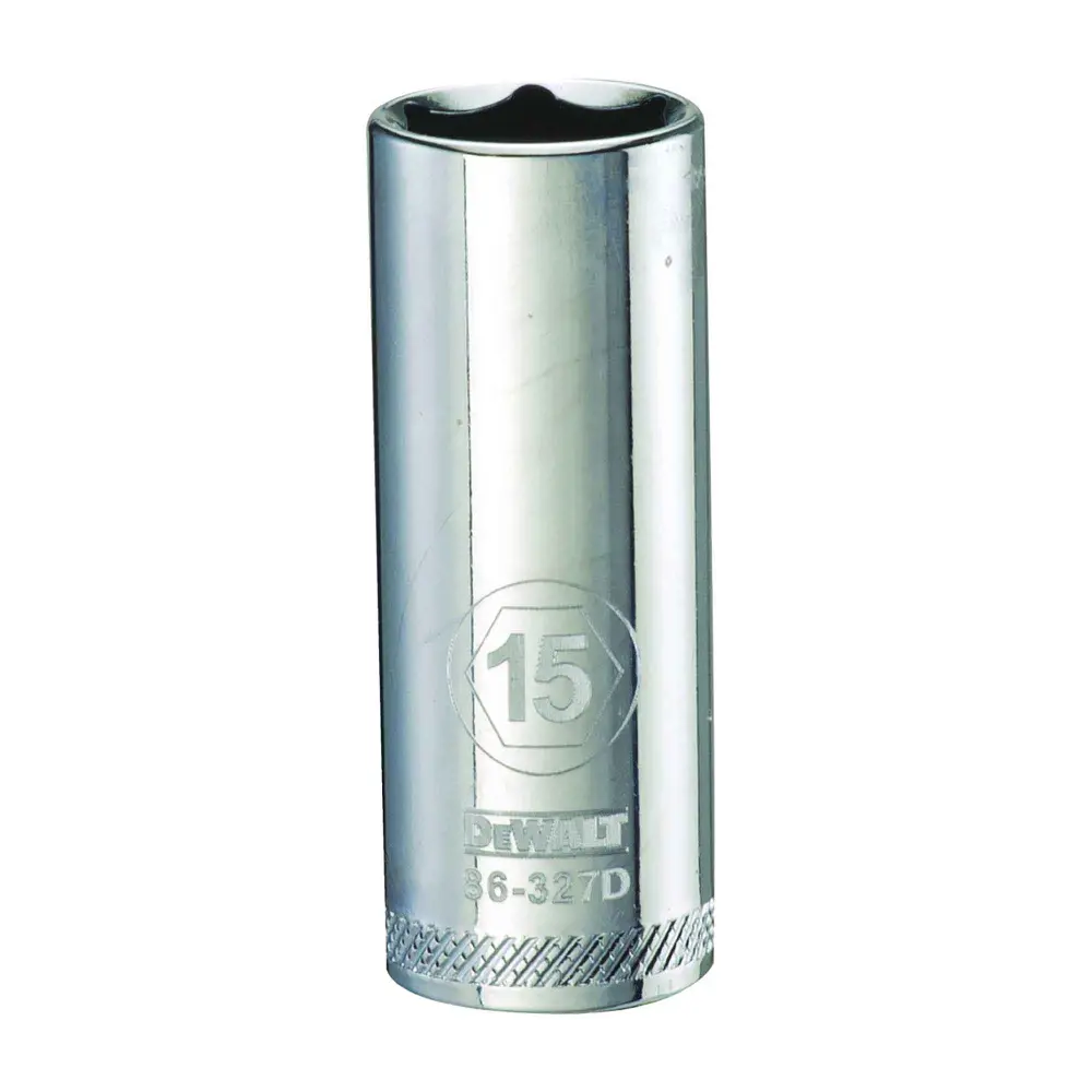 3/8" Square Drive Deep Socket 6 Points, 15 mm