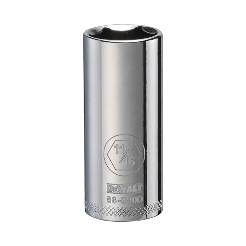 3/8" Square Drive Deep Socket 6 Points, 11/16"