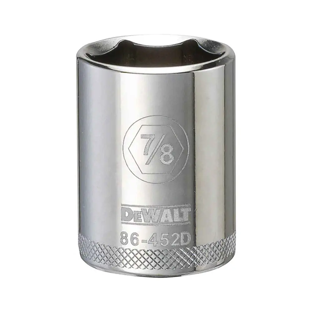 1/2" Square Drive Short Classic Socket 6 Points, 7/8"