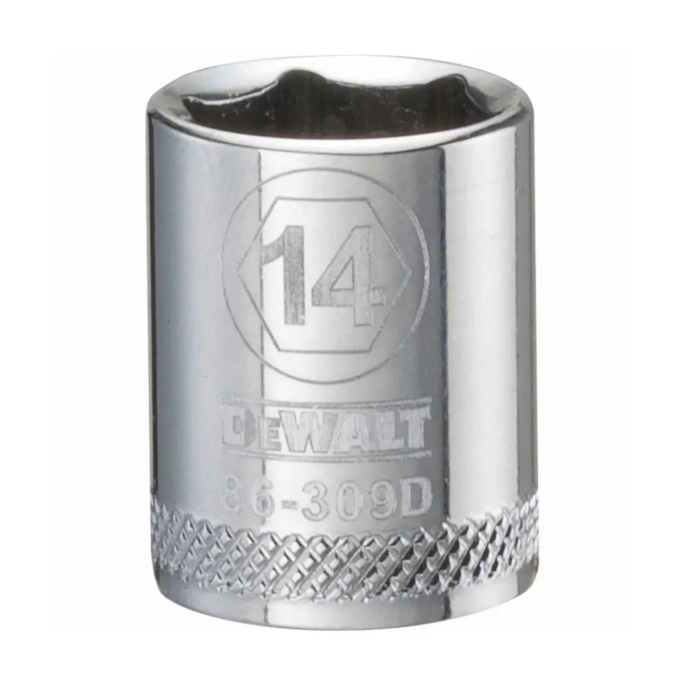 3/8" Square Drive Short Default Socket 6 Points, 14 mm