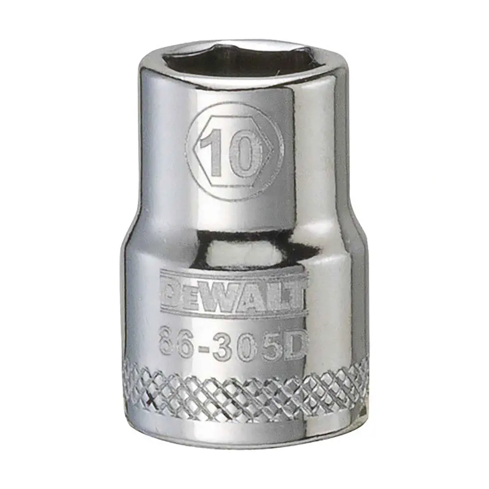 3/8" Square Drive Short Regular Socket 6 Points, 10 mm