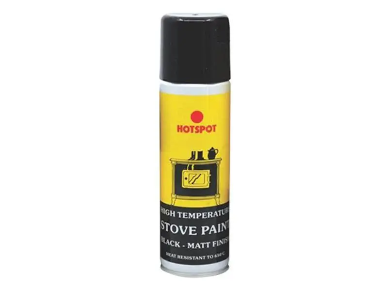 Spray Stove Paint Matt Onyx 150ml
