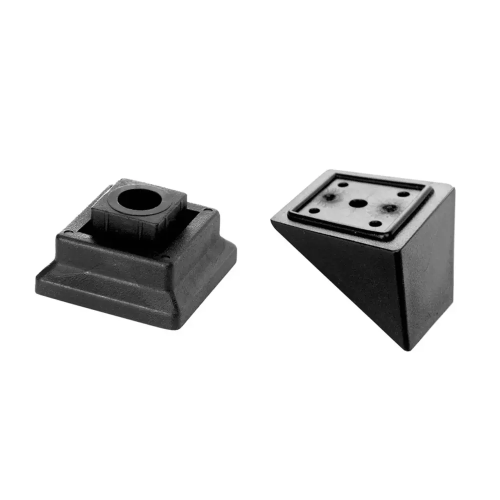 Black Connectors Estate Square Stair Baluster, Pack 20 Units