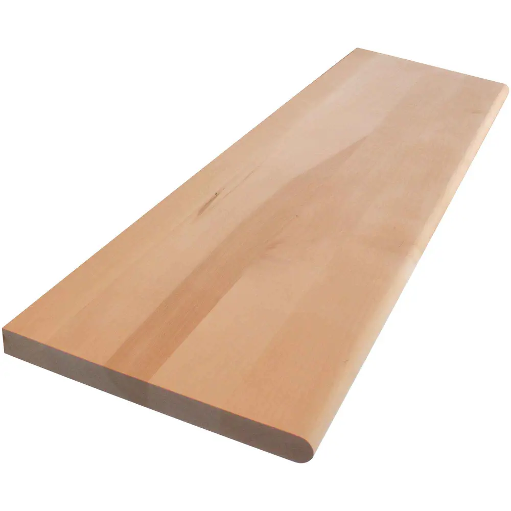Natural Birch Stair Tread, 1-1/16'' x 10-1/2'' x 48''