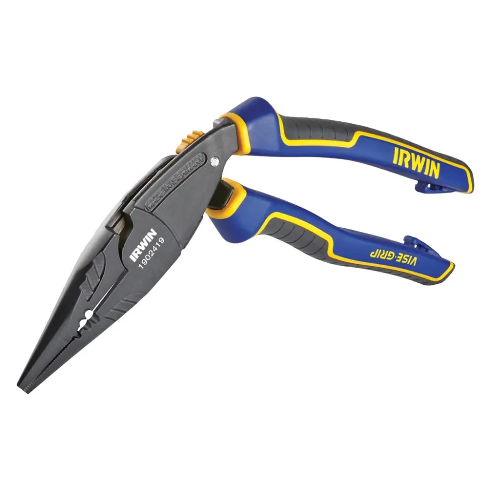 Irwin 8 Inch Designed Multi Plier Needle Nose Wire Stripper and Cutter Damaged Box