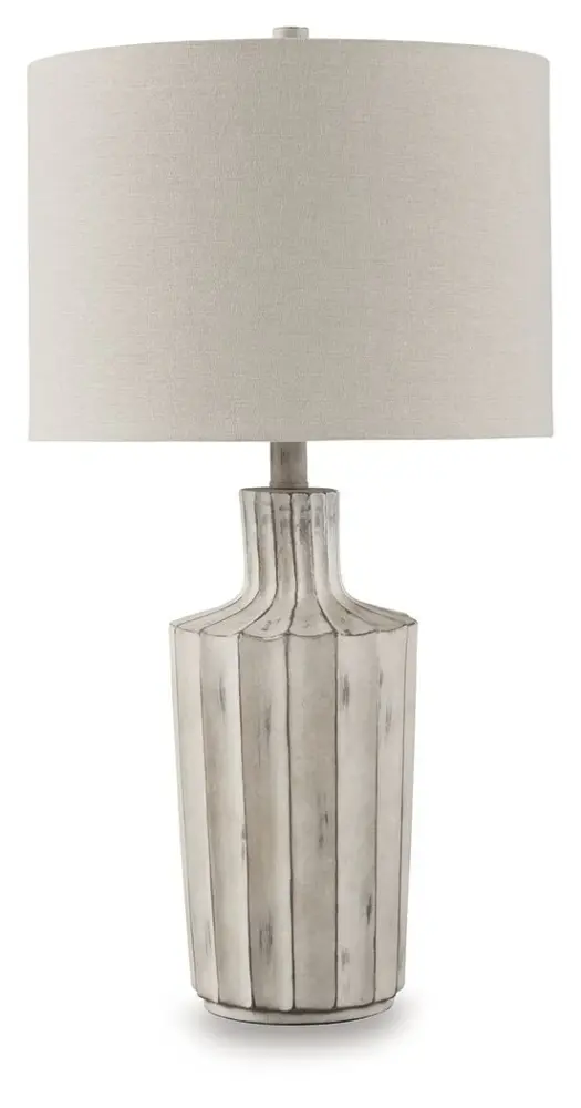 Premium Crystal Imre - Poly Table Lamp - Distressed Chocolate