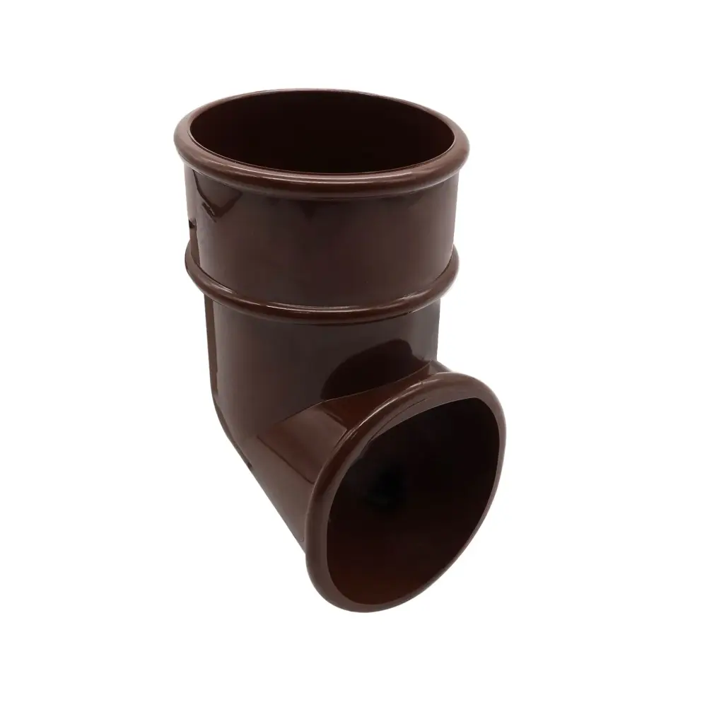 FloPlast 68mm Round Pipe Shoe Taupe