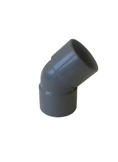 FloPlast Solvent Weld Conversion Bend 135 Degree 32mm Grey (Pack 10)