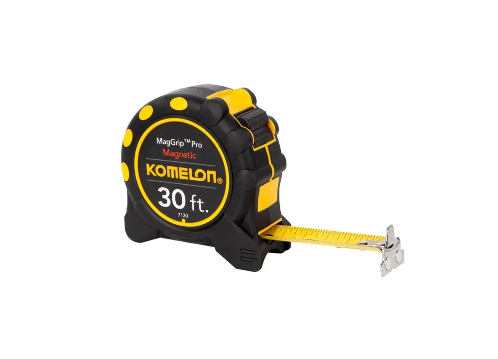 Komelon 7130 Monster Maggrip 30' Measuring Tape Magnetic End Locking Mechanism