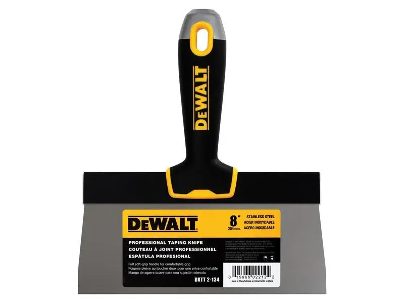 Dewalt Dry Wall Plush Grip Taping Knife 200mm (8in)