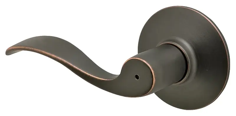 Schlage F Series F40V ACC 716 Privacy Lever, Mechanical Lock, Aged Warm finish, Metal, 2 Grade