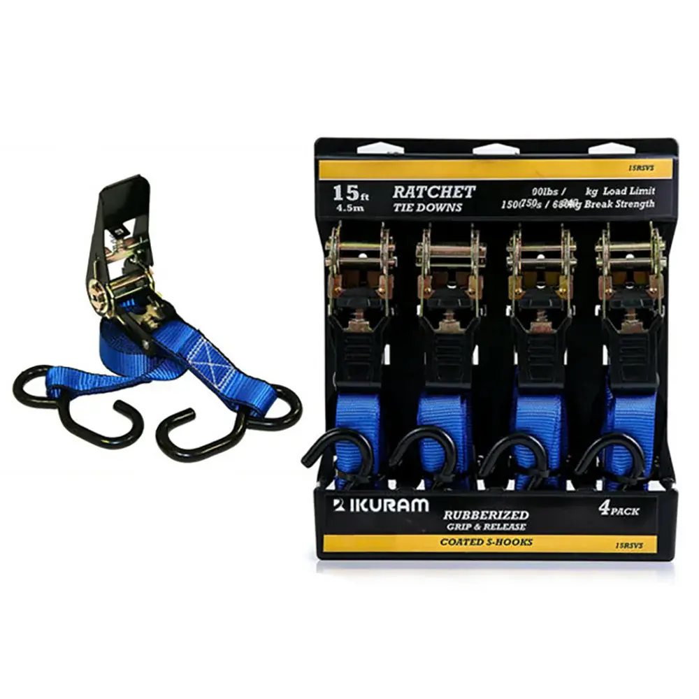 Heavy Duty Poly RATCHET TIE DOWN STRAP