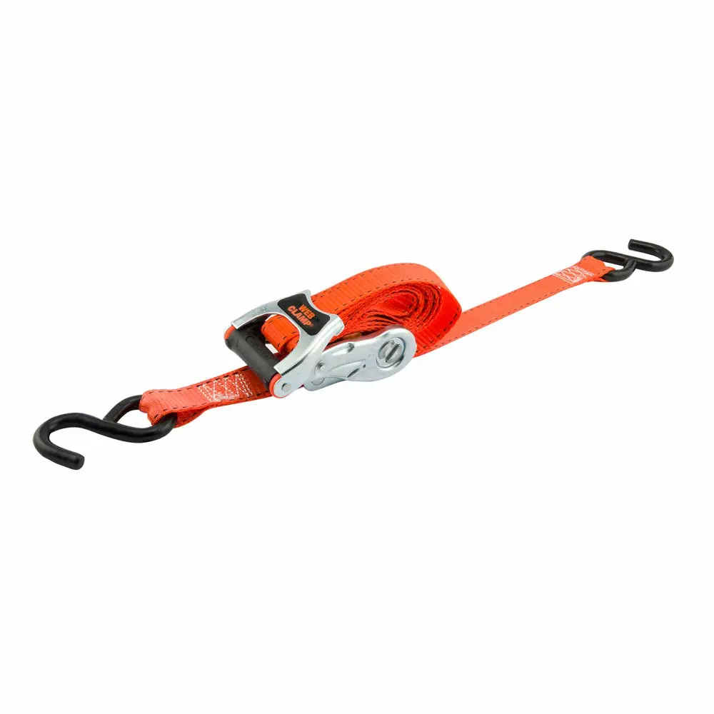 Heavy Duty Poly Ratchet Tie-Downs Web Clamp 1,500 lbs, 1' x 15'