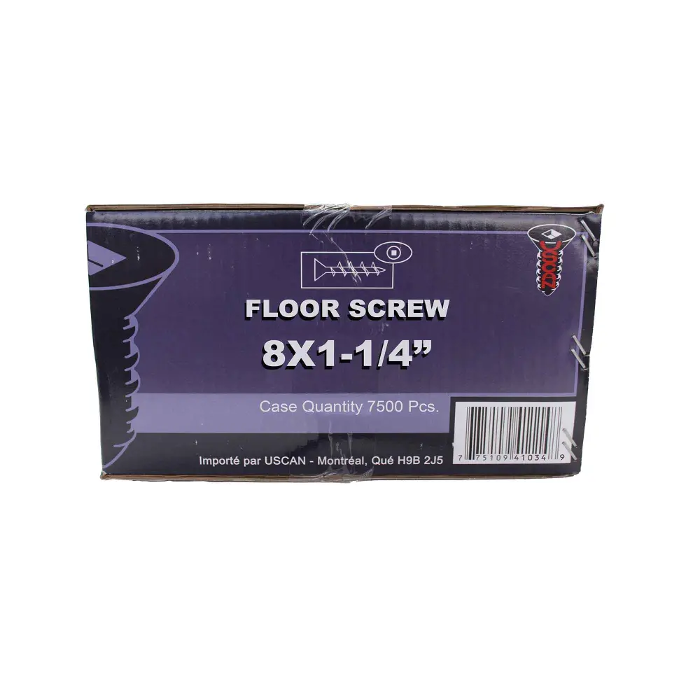 Floor Screw, #8 x 1-1/4" (7,500 Units)