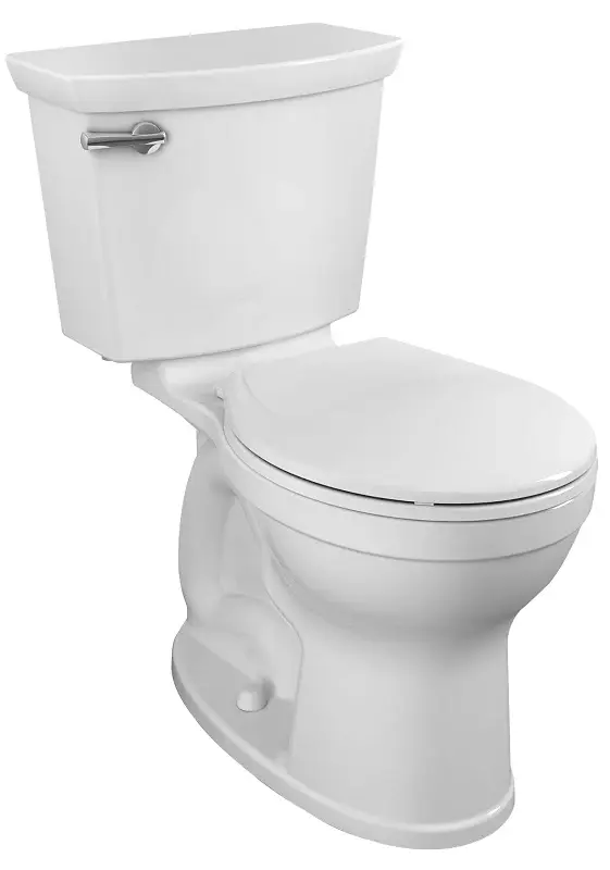 American Standard Champion 4 747BA107SC.020 Flush Toilet, Round Bowl, 1.28 gpf Flush, 12 Rough-, 16-1/2 H Rim